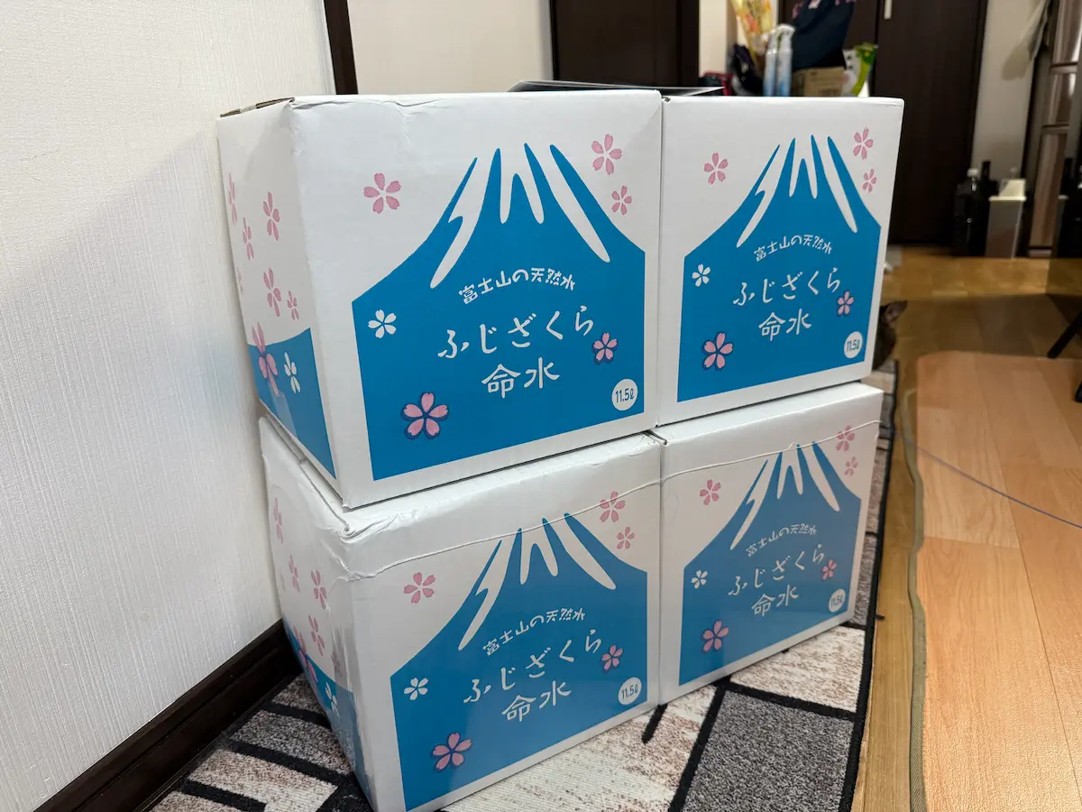 提供してもらったウォーターサーバー水は備蓄水として有効だった